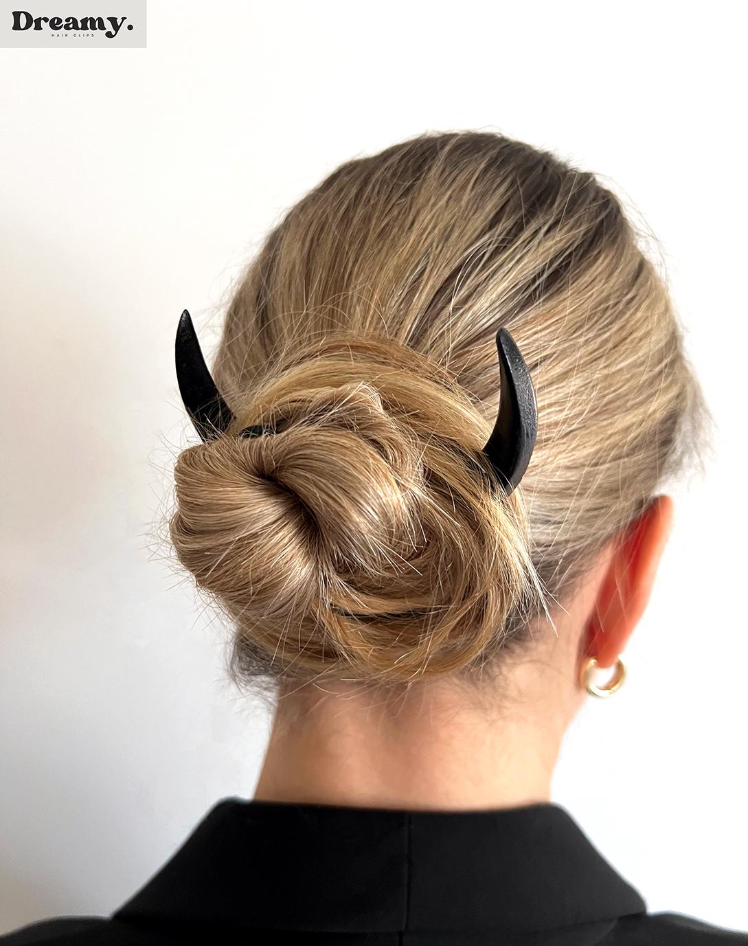 Moon Hair Pin - Etsy