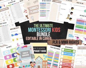 Montessori Kids Learning Bundle: Homeschooling Resources (Digital Download)