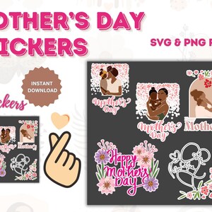 Adesivos Feliz Dia das Mães | Etiquetas Personalizadas Feliz Dia das Mães | Folha de Adesivos Personalizada | Etiquetas de Embrulho de Presentes Dia das Mães