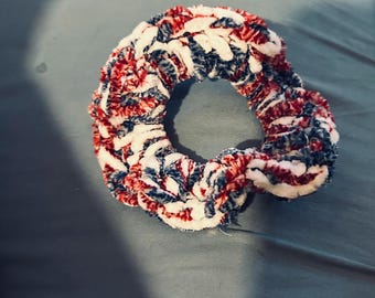 Ręcznie robione gumki do włosów Chenille Multicolor