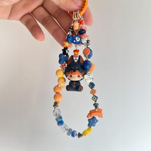 Handmade Special Popmart Popbean Charms |Crybaby| Dimoo| LABUBU| Molly| Kawaii phone charm, cute keychain, special bag charm, backpack charm