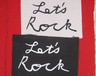Let's Rock - TWIN PEAKS PATCH, Black Lodge, mfap, David Lynch, Laura Palmer, twinpeaks, occult, ronette's bridge, mystery, tv, punk patch