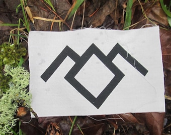 TWIN PEAKS patch - Owl Cave Symbol, Black Lodge, Laura Palmer, Occult patch, punk patches, mystery, horror, Dale Cooper, Coop, David Lynch