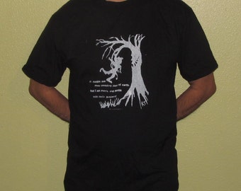 Koszula Tree-przepraszam, ty krwawienie kawałek ziemi, jestem cichy i delikatny w/tych rzeźników, duże, Koszulka Unisex-Shakespeare art