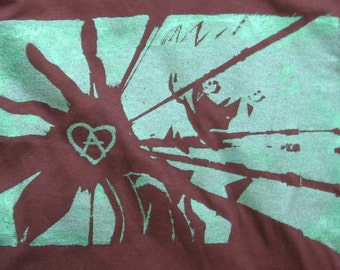 brown, anarchist wizard t shirts