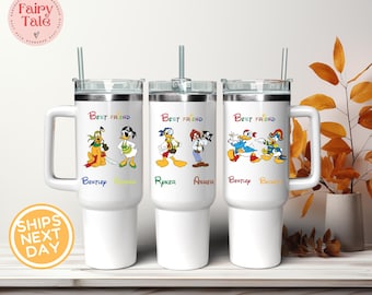 Personalized Disney Tumbler, Custom Stainless Steel 40oz Travel Mug