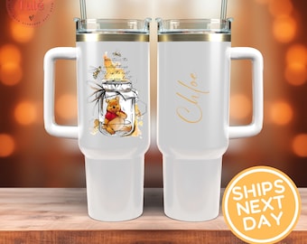 Custom Winnie the Pooh Tumbler – 40oz Stainless Steel Disney Gift