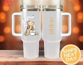 Personalized Winnie the Pooh Tumbler 40oz – Custom Disney Gift