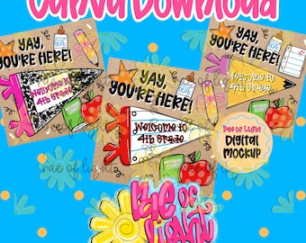 Yay You're Here | Editable Canva Banner | Banner Template | Back to School | 35x60 Banner