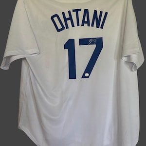 Shohei Ohtani Signed Custom Jersey. Dodgers. Authenticated Signature