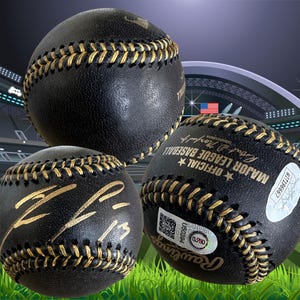 Ronald Acuna Jr Signed Autographed Baseball. Dual Authenticated. Witnessed
