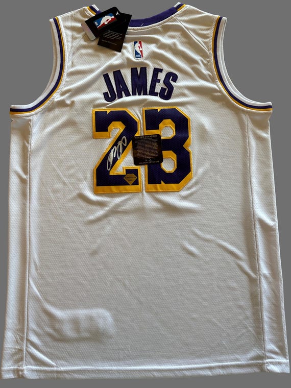 lebron james autographed jerseys