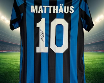 Lothar Matthaus signed jersey. Inter Milan. Uhlsport NWT