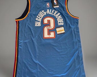 shai gilgeous alexander signed jersey. Pro Cert COA. NWT