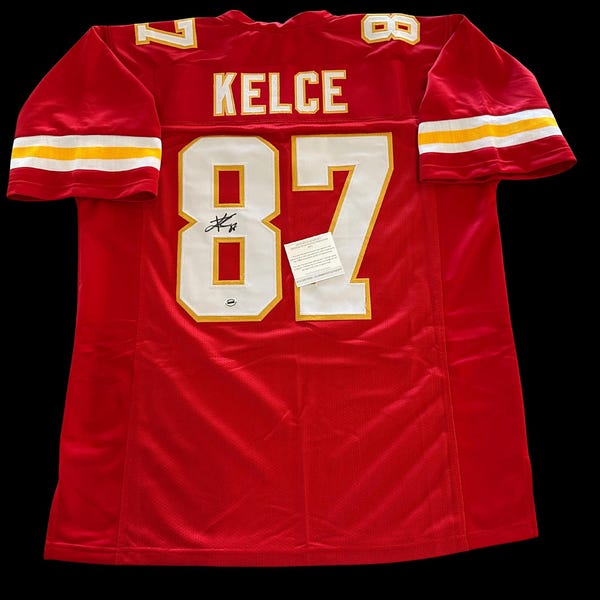 Travis Kelce signed Jersey. Authenticated. W/COA