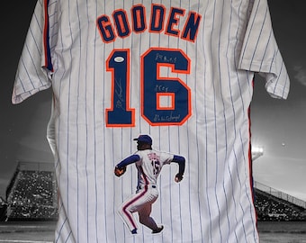 Dwight Gooden signed Jersey. Inscribed. Authenticated