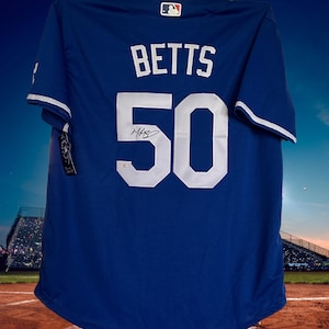 Mookie Betts Signed Jersey. Authenticated