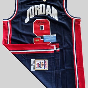 Michael Jordan signed jersey. W/COA