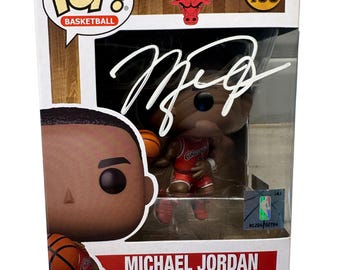 Michael Jordan signed autographed funko. Heritage Authenticated w/COA