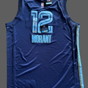 Ja Morant Signed Jersey. Nike NWT. Authenticated