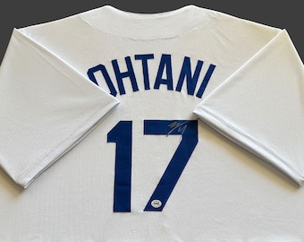 Shohei Ohtani signed jersey. ACA Authenticated. LA Dodgers.