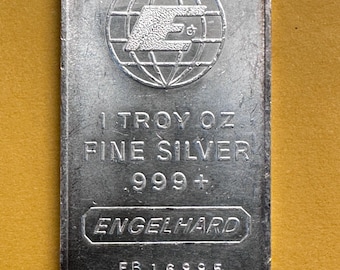 Engelhard 1 oz  .999 Fine Silver Bar FB16995
