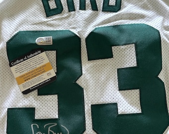 Larry Bird signed, autographed jersey. Celtics. ProCert COA
