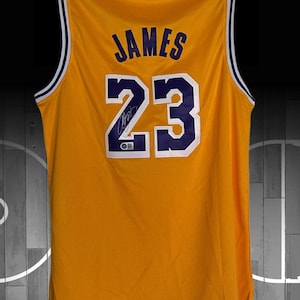 LeBron James Signed Jersey. Authentic. Lakers