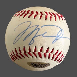Michael Jordan Hand Signed Autograph Baseball. Authenticated