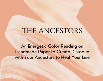 Generational Healing Energetic Color Reading on Handmade Paper