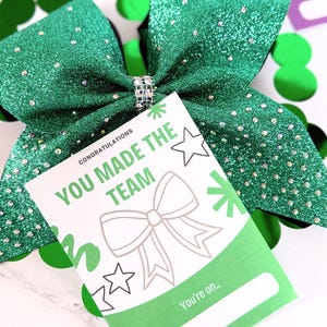 Tarjeta de presentación del equipo digital verde