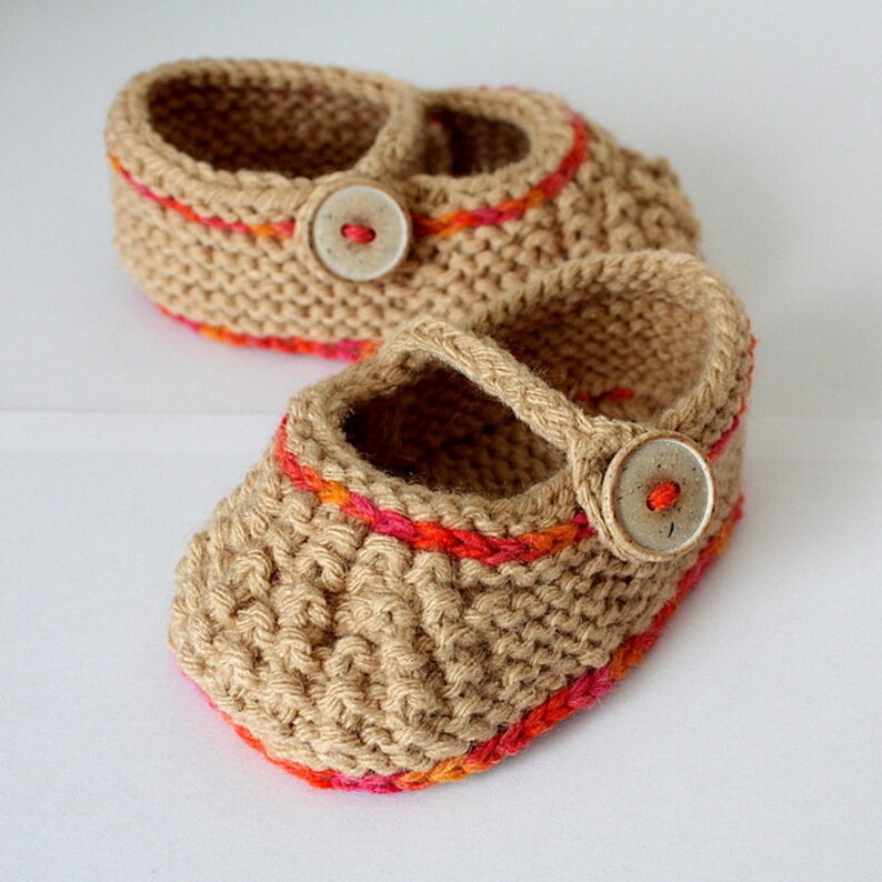 Baby Shoes Worsted (weight Yarn) PDF File - Etsy
