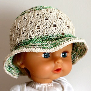 Knitting Pattern PDF file Summer Meadow Baby Hat 0-3/3-6/6-12/12-24 months image 5