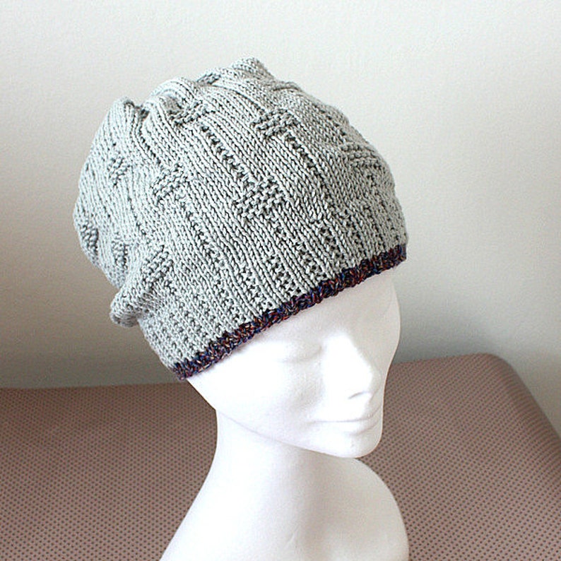 Knitting Pattern Hat 1 Unisex pdf file sizes toddler child adult image 5