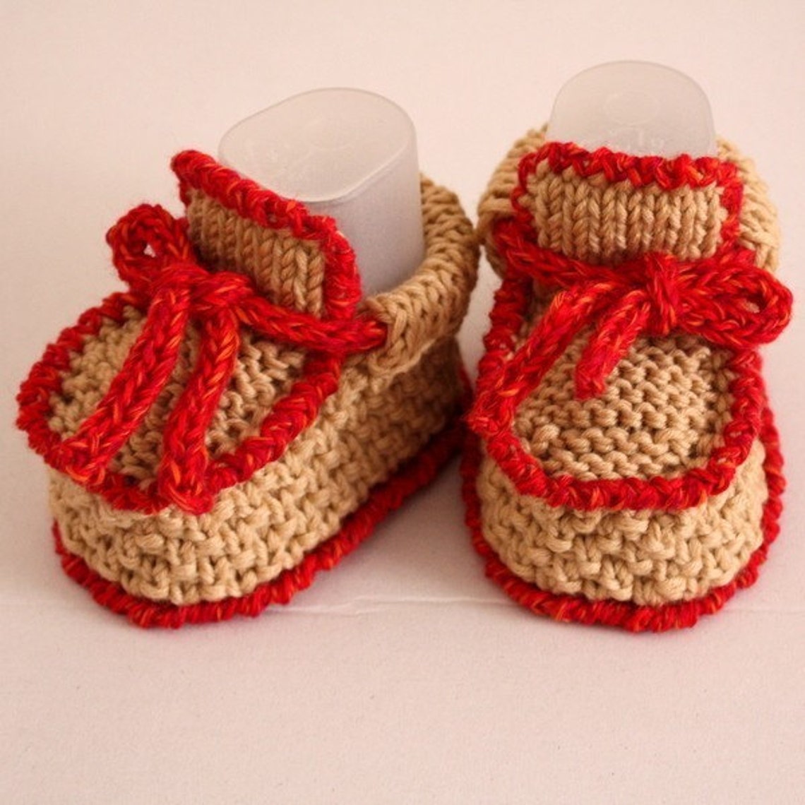 Knitting Pattern PDF File Baby Moccasins With Lace 06/612 Etsy