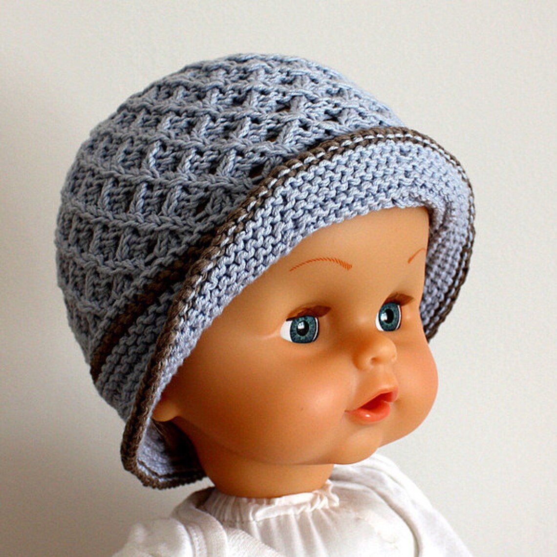 Knitting Pattern PDF File Baby Sun Hat 06/612/1224/2436 Etsy