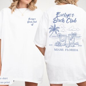 Custom Beach Bachelorette Shirts, Beach Bride Shirt, Bachelorette Party Shirt, Bach Club Bachelorette Gift, Beach Bride and Bridesmaid Gifts