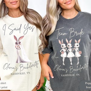 Team Bride Comfort Colors Shirt: Bachelorette Party Tees