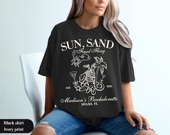 Küsten Junggesellinnenabschied Shirt: Strand Muscheln, Hochzeitsglocken