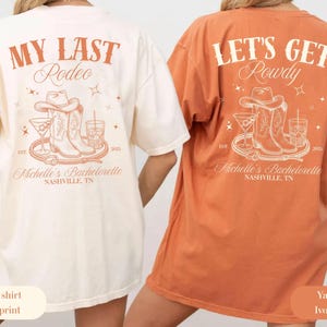 Custom Last Rodeo Bachelorette Shirts,Western Bachelorette Party Shirts,Desert Bach Trip Shirt,Austin Bachelorette,Western Bridal Party Shir