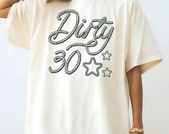 30th Birthday Comfort Colors Shirt: Custom 1995 Birth Year Tee