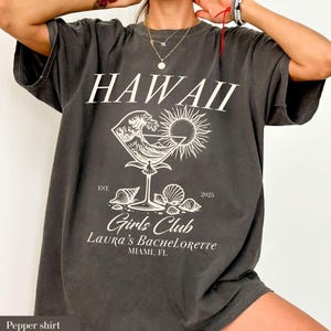 Tropical Bachelorette Party Shirt: Custom Hawaii Bridal Tee