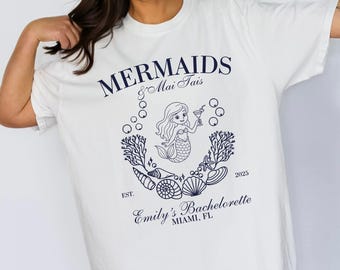 Strand Junggesellinnenabschied Shirt: Küstenmuscheln, Hochzeitsglocken
