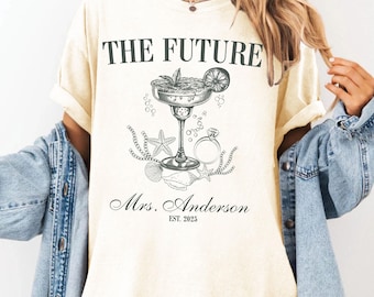 Custom Bride Comfort Colors Shirt: Future Mrs. Gift