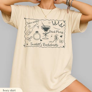 Margarita Bachelorette Comfort Colors T-Shirt: Individuelles Doodle-Design