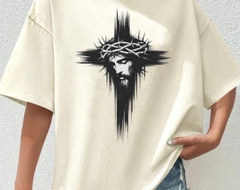 Comfort Colors Jesus Shirt: Christian Streetwear Tee