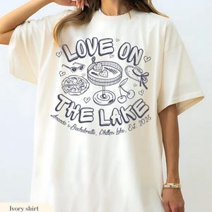 Love on the Lake Bachelorette Party Shirts, Custom Martini Girl Trip Lake Bach Party, Camp Bride Comfort Colors Tees, Camping Hiking Bride