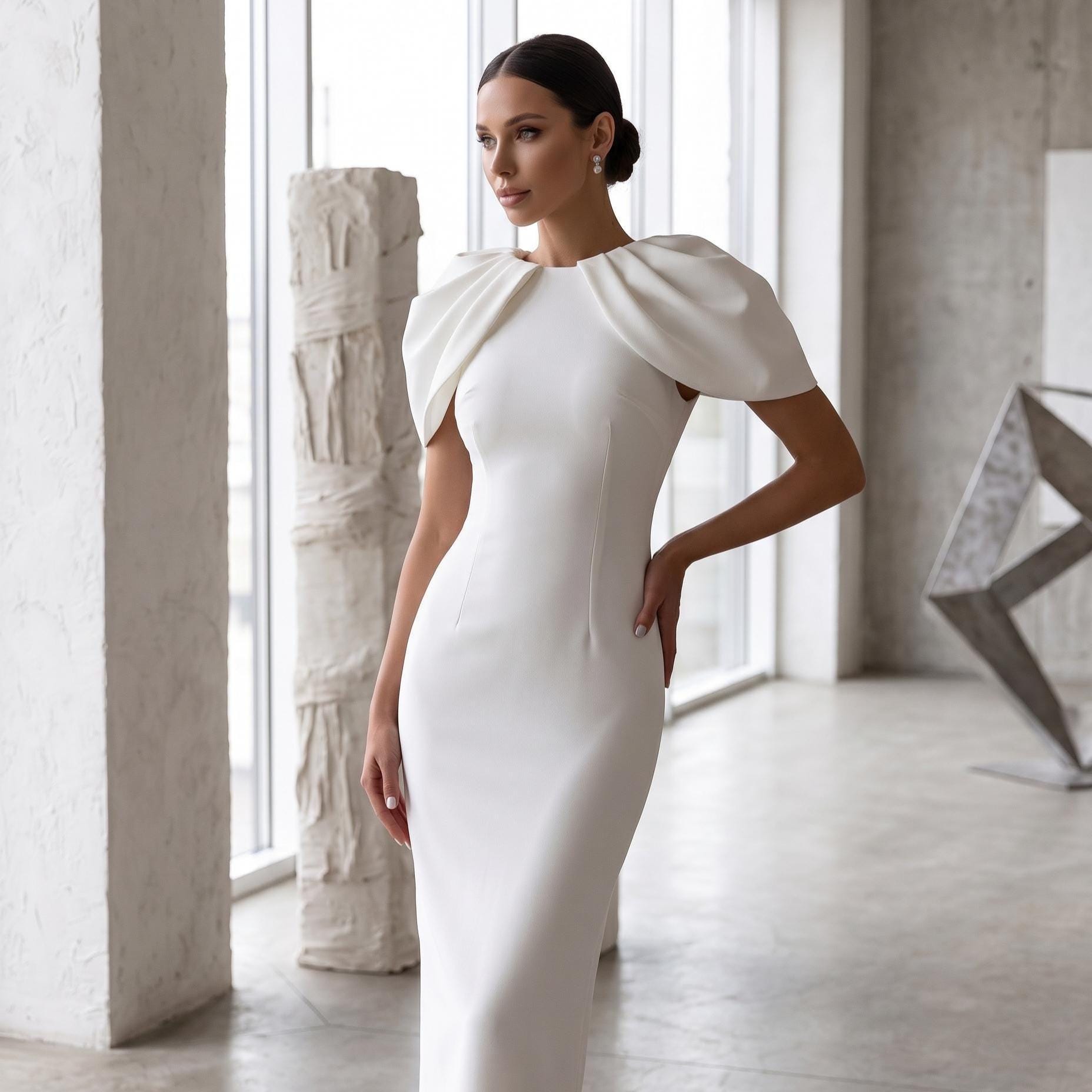 white bodycon dress uk Bandeau Mini Bodycon Dress In Ivory | EGO EU