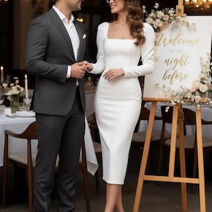 rehearsal dinner dress bride winter White Rehearsal Dinner Dresses | Reception Dresses