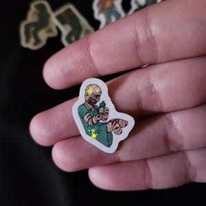 Mouthwashing Mini Stickers